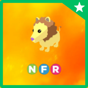 Neon fly ride Lion (Adopt Me Pet)