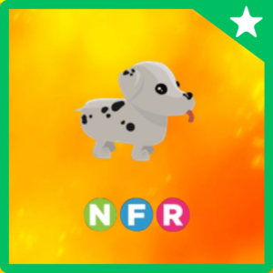 Neon fly ride santa dog (Adopt Me Pet)