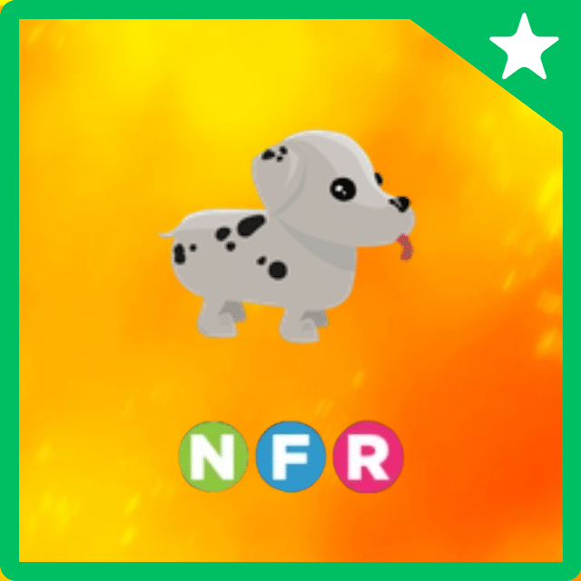 Neon fly ride santa dog (Adopt Me Pet)