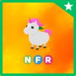 Neon fly ride unicorn (Adopt Me Pet)