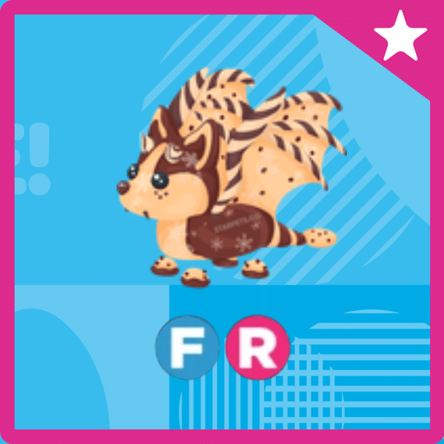 fly ride chocolate chip bat dragon (Adopt Me Pet)