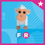 fly ride albino monkey (Adopt Me Pet)
