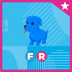 fly ride blue dog (Adopt Me Pet)