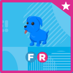 fly ride blue dog (Adopt Me Pet)