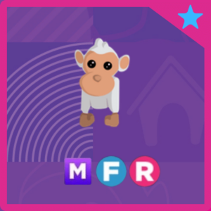 mega fly ride albino monkey (Adopt Me Pet)