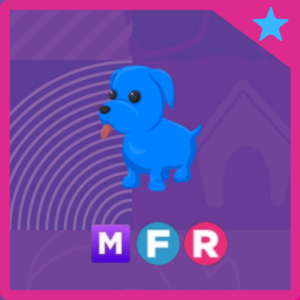 mega fly ride blue dog (Adopt Me Pet)